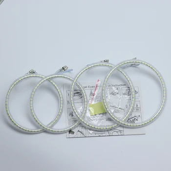 Ultra ryškūs SMD baltos spalvos LED angel eyes halo žiedas rinkinys, šviesos važiavimui dieną DRL už BYD S6 2011 2012 2013
