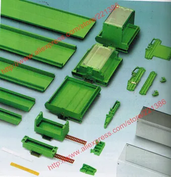UM107 profilis PCB Ilgio diapazonas: 351~400mm DIN Bėgelio Tvirtinimo Vežėjas montavimas PCB plokštę PCB būsto