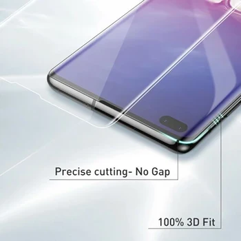 UNIJA UV Grūdintas Stiklas Pilnas draudimas Skaidri Ekrano UV Protector For Samsung S8 S9 PLUS PASTABA 10 20 S10 S10E S105G S20 PLUS ULTRA