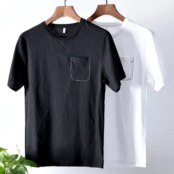 Unikalus dizainas trumpomis rankovėmis vasarą vyrams marškinėliai prekės ženklo mados patogus t marškinėliai vyrams o-kaklo juoda t-shirt mens camiseta
