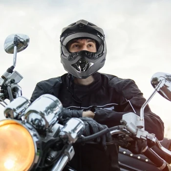 Unisex Dviračių Motociklo Šalmas Dangtelis Patogus Lenktynių Šalmas Visą Veidą Saugus Šalmai Kasko Capacete Casque Moto M L XL