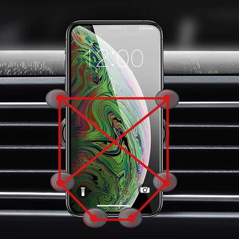 Universaliųjų Gravitacija Automobilinio Telefono Laikikliai iPhone X 8 Xiaomi GPS Stovėti Svorio Stovėti Telefono Automobilių Stovėti Parama Nėra Magnetinių