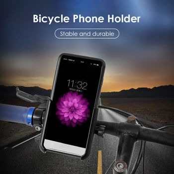 Universalus 360° Dviratį Mobiliojo Telefono Laikiklį, Pritvirtinkite Stovą Aliuminio Lydinio MTB Motociklo, Dviračio Rankenos GPS Laikiklis Laikiklis