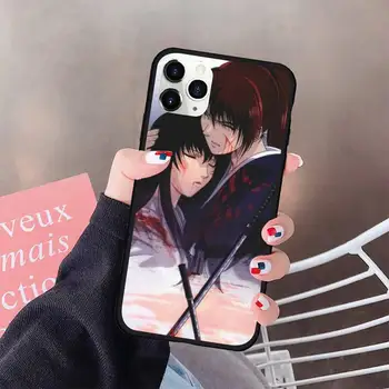 USAKPGRT Anime Rurouni Kenshin Custom Minkšti Telefono dėklas Guminis iPhone 11 pro XS MAX 8 7 6 6S Plus X 5S SE 2020 XR atveju