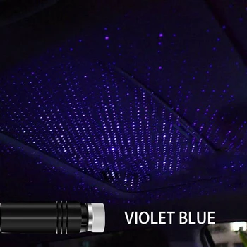 USB automobilinis žvaigždėtą dangų, šviesos, žvaigždėtas dangus LED šviesos projekcija atmosfera patalpų lauko atmosferą šviesos dekoratyvinės šviesos naktį šviesos