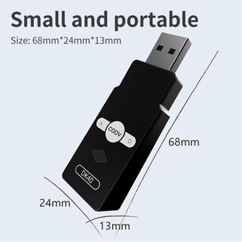 USB Bevielio ryšio Valdiklis, Keitiklis Laidinio Bluetooth Rankena Adapteris, skirtas jungikliui/PS4/PS-3/PC Žaidimų Rankenos Priedai
