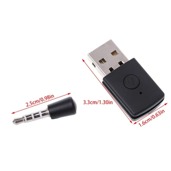 USB Bluetooth Dongle Belaidžių Ausinių MIC Adapteris PS4 Konsolės Valdikliu