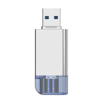 USB-C C Tipo USB 2.0 NM Nano Atminties Kortelę & TF Micro SD Kortelių Skaitytuvą, Keitiklio Jungties Adapteris, skirtas mobilusis Telefonas ir Juosmens viršų
