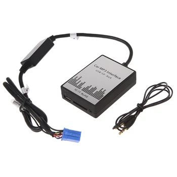 USB SD AUX Automobilinį MP3 Muzikos Radijo Skaitmeninis CD Keitiklis Adapte Už Renault 8pin Clio Avantime Meistras Modus Dayton Sąsaja
