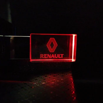 Usb2.0 metalų kristalų Renault automobilių klavišą modelis USB 