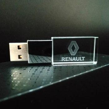 Usb2.0 metalų kristalų Renault automobilių klavišą modelis USB 