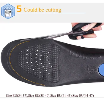 USHINE Vienodo kojų įtvarai remti ortopedijos arch aukštos kokybės 3D Premium patogiai, pliušinis audinys vidpadžiai ortopedijos kojoms