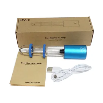 Uv-C dezinfekavimo baktericidinį USB kvarco lempa sterilizer nešiojamų erkės ozono ir UV sterilizavimo ultravioletinės šviesos namuose