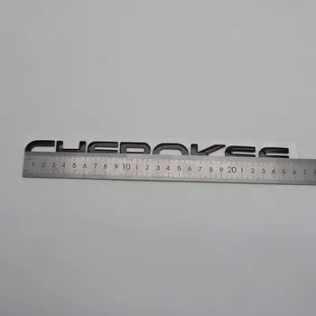 Už Jeep Cherokee Emblema, Logotipas, 3D Lipdukas Raidė, Žodis, Galiniai Kamieno Automobilių Kėbulo ABS Chrome Lentele Auto Ženklelis Decal