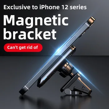 Už Magsafe iPhone12 Pro ProMax Mini Naujausias 15W Magnetinis Įkroviklis Automobilių Mount Greito Įkrovimo Angos Įrengimo Magnetas Telefono Turėtojas