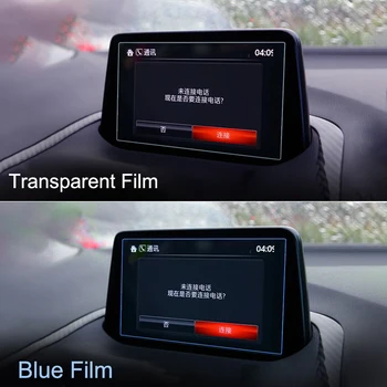 Už Mazda 3 Axela 2017 2018 Grūdintas Stiklas, Automobilių Navigacija, Touch Screen Protector Ekrano plėvelė Anti Nulio
