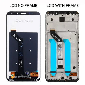 Už Xiaomi Redmi 5 Plius LCD Ekranas skaitmeninis keitiklis Rėmo 10 taškų Jutiklinis Ekranas Pasaulio LCD Originalios atsarginės Dalys