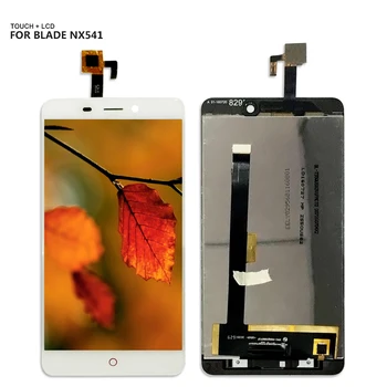 Už ZTE Nubija N1 NX541J LCD Ekranas + Touch Ekranas skaitmeninis keitiklis Skydelio Stiklo Surinkimo Priemonės