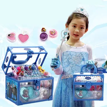 Vaikai Kosmetikos Make-up Nustatyti Mergaičių Ledo Romantika Princesė Makiažas Atveju Gimtadienio Dovana Žaisti Žaislų Namai