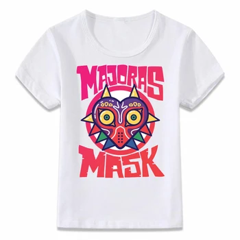 Vaikai Marškinėliai Majora ' s Mask Majoras The Legend of Zelda T-marškinėliai Berniukams ir Mergaitėms Bamblys Tee