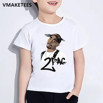 Vaikai Tupac 2pac Hip-Hop Grobis Atspausdintas T-shirt Vaikų Vasaros trumpomis Rankovėmis Mergaičių ir Berniukų marškinėliai Juokinga Atsitiktinis Kūdikių Drabužiai,HKP287