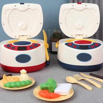 Vaikai Virtuvės Žaislai, Modeliavimo Elektros Ryžių Viryklė Interaktyvus Žaislas, Mini Virtuvės Maisto Apsimesti Žaisti Namuose Vaidyba.