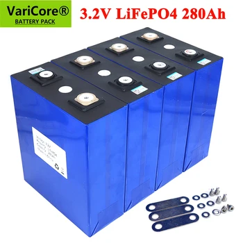 VariCore 3.2 V 280Ah lifepo4 baterija PASIDARYK pats 12V 24V 280AH daugkartinio Įkrovimo baterija Elektrinių automobilių RV Saulės Energijos saugojimo sistema