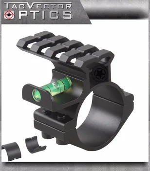 Vektoriaus 30mm Optika & 25.4 mm, 1 Colio Šautuvas taikymo Sritis Žiedas Adapteris Lygio Laikiklis su Priedu Picatinny Rail