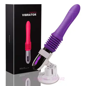 Veržlus vibratorių vibratorius moterims 3 greitis 10 režimas automatinio įtraukiamųjų siurbimo siurbtukas g spot dildo sekso žaislai Sekso mašina.