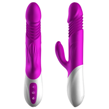 Vibratorius Auto-retracting Klitorio Lyžis G-Spot Masažas Šildymo Moterų Orgazmo-Masturbacija Suaugusiųjų Sekso Žaislai