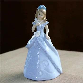 Vintage Porceliano Grožio Princesė Pobūdžio Statulėlės Keramikos Kilnus Mergina Statula Dekoro Dovana Amatų Ornamentu Priedai Baldams