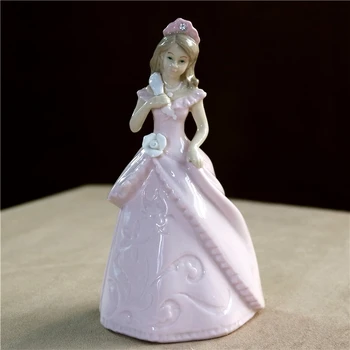 Vintage Porceliano Grožio Princesė Pobūdžio Statulėlės Keramikos Kilnus Mergina Statula Dekoro Dovana Amatų Ornamentu Priedai Baldams