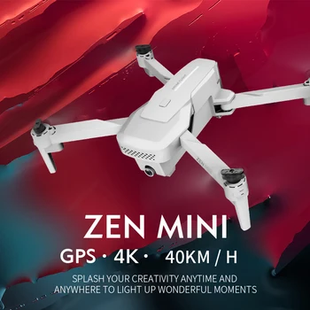 VISUO Zen Mini XS818 FPV Mini Drone 4K GPS Quadrocopter Su WIFI Kamera Dron Sulankstomas Drone Selfie RC Quadcopter VS XS812