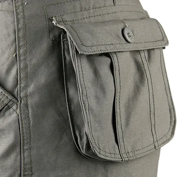 Vyrai Krovinių Kelnės, vyriški Laisvalaikio Multi Pocket Karinės Apskritai Vyrai Lauke Ilgos Kelnės Tactical Kelnes Prekės ženklo Drabužių Streetwear