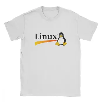 Vyrai, Linux Ubuntu Unix Kompiuterių Sistemos Operacinės Sistemos T Marškinėliai 100 Priemoka Medvilnės Palaidinukė Atsitiktinis Apvalios Apykaklės Tee Drabužiai