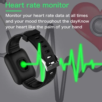 Vyrai Smart Žiūrėti Vandeniui Kraujo Spaudimas Smartwatches Širdies ritmo Apyrankę Miego Tracker Laikrodis Laikrodžių Apyrankės, Skirta 