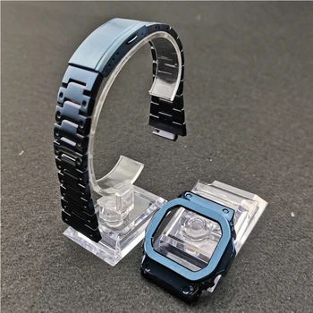 Watchbands Nerūdijančio Plieno kišeninių Laikrodžių Švilpukai Dirželis Žiūrėti Apyrankė Tinka DW5600 GMW5610 GW5000 Dropshipping