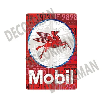 [ WellCraft ] Texaco STP Mopar BP Mobil alyvą Alavo Ženklai Plakatai Derliaus Metalo Dažymas Užsakymą Klubas Dekoro LTA-1705