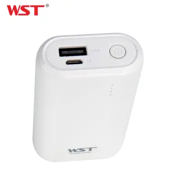 WST LED Power Bank Mobilųjį Telefoną, Nešiojamą Įkroviklį Universalus USB Powerbank Išorės Baterija Juoda Balta Tablečių Poerbank