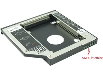 WZSM NAUJAS 9.5 mm, SATA 2-asis SSD HDD Caddy už Asus S550 S550C S550CB S550CM Kietajame Diske Caddy