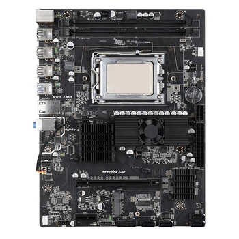 X89 Nustatyti Combo AMD motininę Plokštę Socket G34 su AMD Opteron 6172 CPU+ CPU Ventiliatorius paramos DDR3 Atmintį, SATA2 USB 3.0