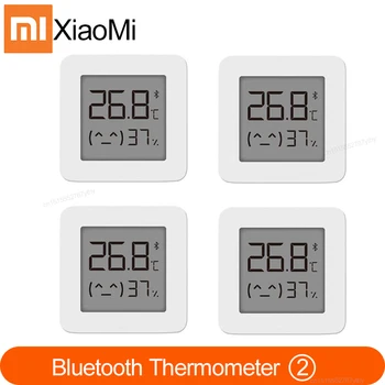 Xiaomi Mijia Bluetooth Termometras, 2 Belaidžiai Protingas Elektros Skaitmeninis Termometras su Drėgmėmačiu Patalpų Jutiklis Dirbti su Mijia APP
