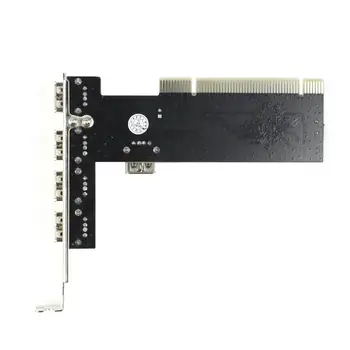 XT-XINTE USB 2.0 4 Port 480Mbps PER HUB Valdiklio plokštė PCI Adapter PCI Korteles į PCI USB2.0 Stalinis Kompiuteris Dropshipping