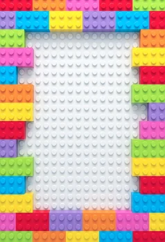 Yeele Spalvingas Lego Blokai Plakatas Baby Vaikų Scena Fotografijos Fono Sienos Reklama Fotografijos Backdrops Fotostudija