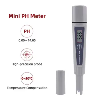 Yieryi Naujų PH-032K Vandeniui Mini pH Matuoklis, ATC skaitmeninis vandens kokybės testeris tikslumas 0.1 žuvų bakas akvariumo pH testeris