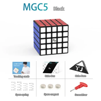 YJ kubeliai MGC 5X5X5 Magnetinio kubo Yongjun MGC 5x5x5 Įspūdį Greitis kubo Profissional konkurencijos kubo žaislai, Edukaciniai žaislai