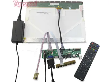 Yqwsyxl Rinkinys B140XW01 V6 B140XW01 V7 TV+HDMI+VGA+AV+USB LCD LED ekrano Valdiklio Tvarkyklę Valdyba