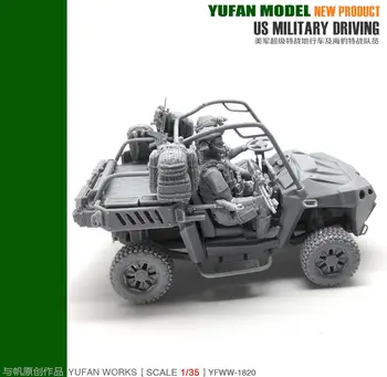 Yufan Modelis 1/35 Dervos priemonė Mums Vietovės Transporto priemonės Modelio Rinkinys YFWW35-1819