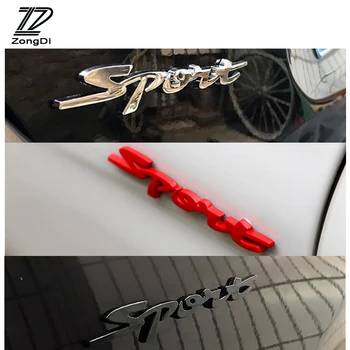 ZD 1X Automobilių Sporto Lipdukai 3D metalo lipdukas Stilius Mercedes Benz W203 W204 W211 Volvo S60 XC90 XC60 S80 Subaru Forester XV