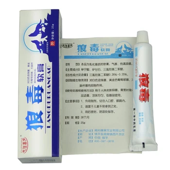 ZhanTing 3 Vnt. / Natūralių Kinijos Žolelių, Vaistažolių Psoriaze, Dermatitu, Gydymo Kremas Anti Bakterinių Odos Grybelio Candida Albicans